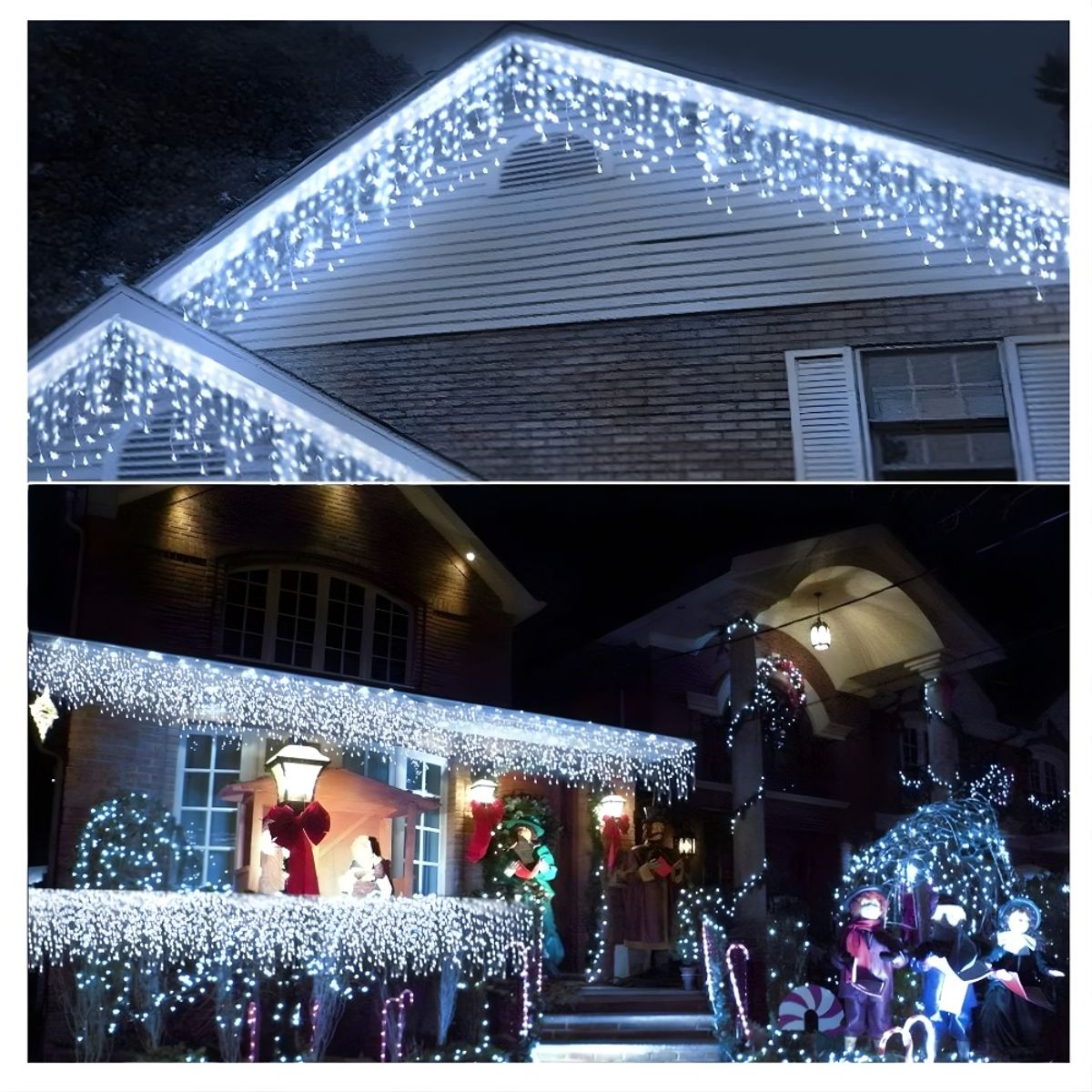 ARTEZA - Luces Solares De Navidad Para Exteriores 600 Luces Led-18 Metros