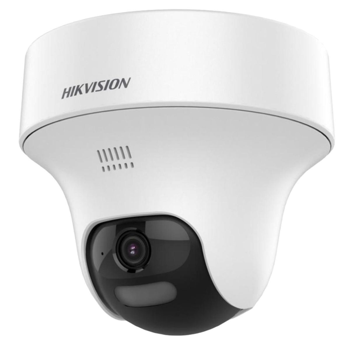 HIKVISION - Cámara analógica PT 2MP Audio Bidireccional alarma y luz estroboscópica policia