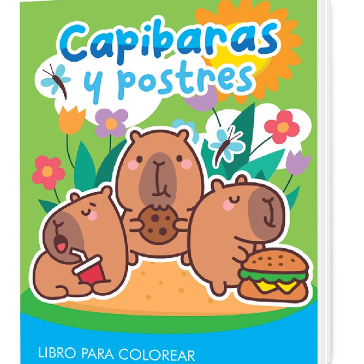 DGNOTTAS - Pack x 2 libros para colorear capibaras niño