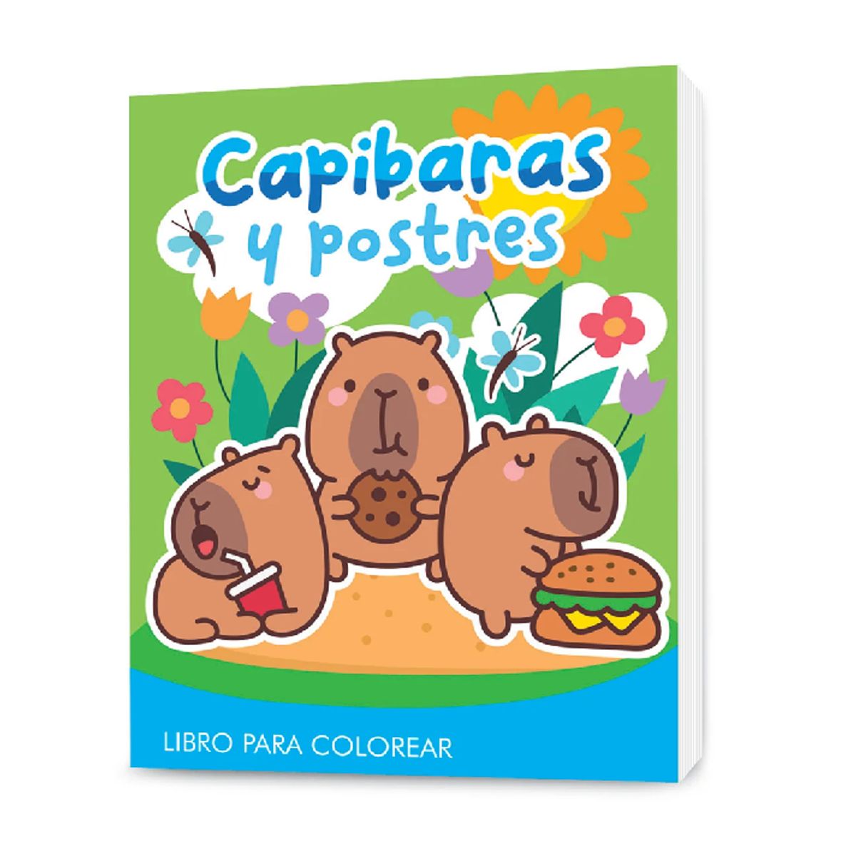 DGNOTTAS - Pack x 2 libros para colorear capibaras niño