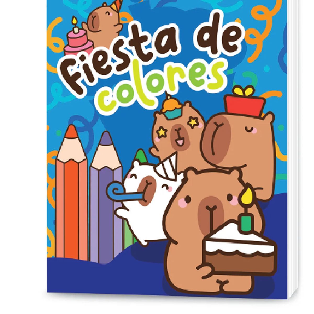 DGNOTTAS - Pack x 2 libros para colorear capibaras niño