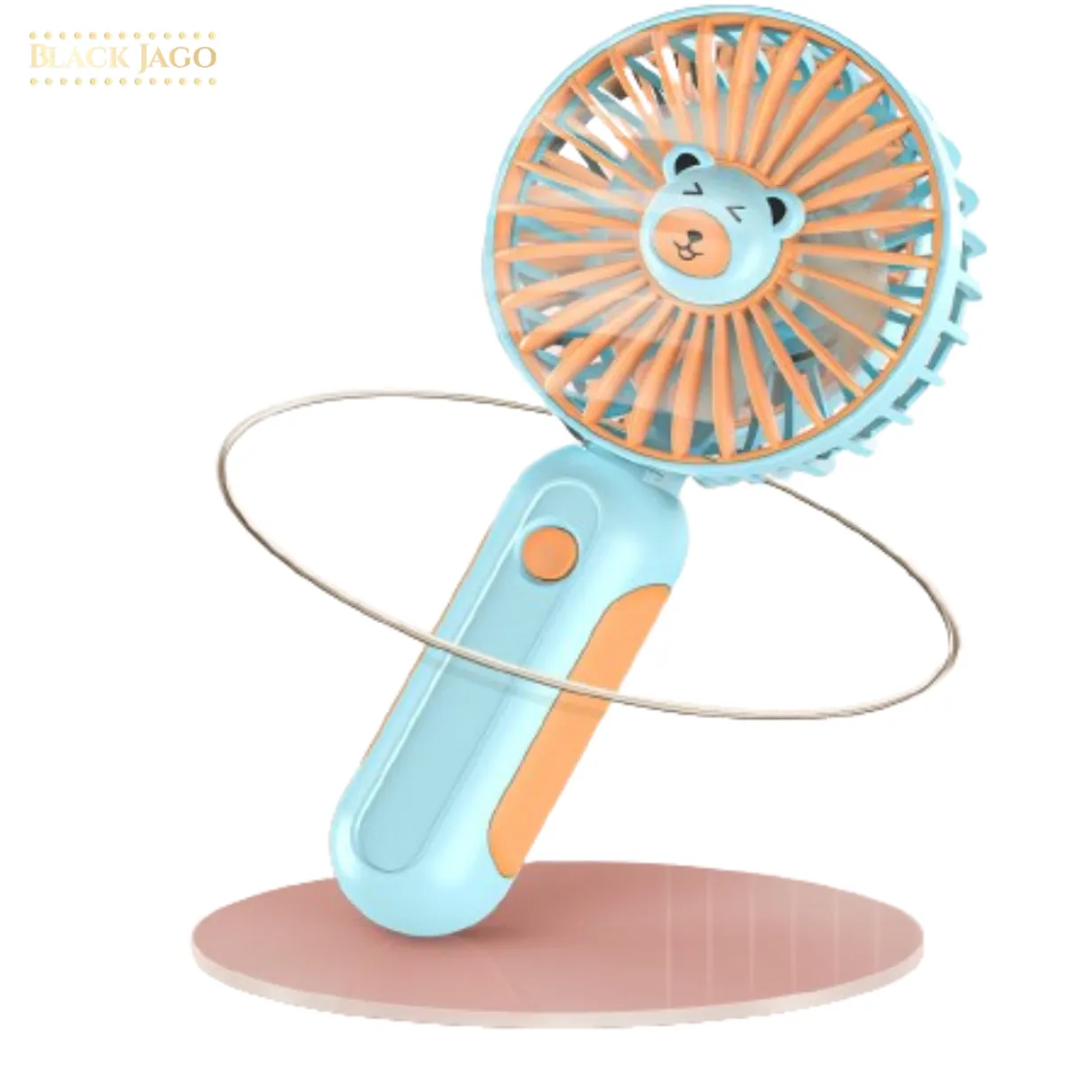 GENERICO - Ventilador kawai usb porta celular Azul