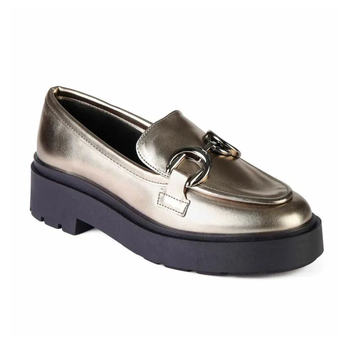 MIKAELA - MOCASIN MUJER MIKAELA PRATA VELHO 20055-15