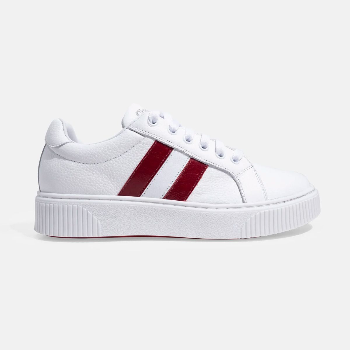 GINO BIGIONI - Zapatilla cuero para Mujer BICOLOR Blanco