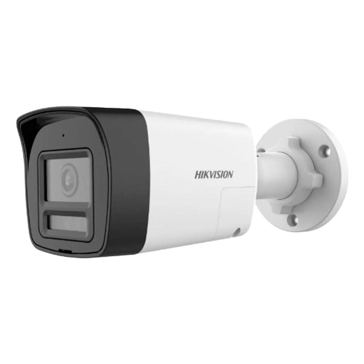HIKVISION - Cámara analógica 2MP con audio Bidireccional  alarma y luz estrobocópica Policia