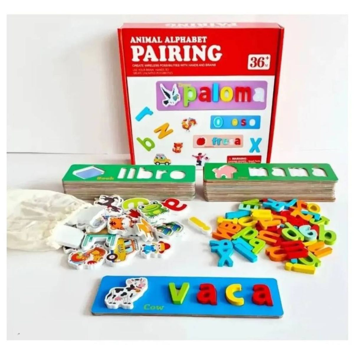 GENERICO - Juego Educativo Formando Palabras para Niños Pairing