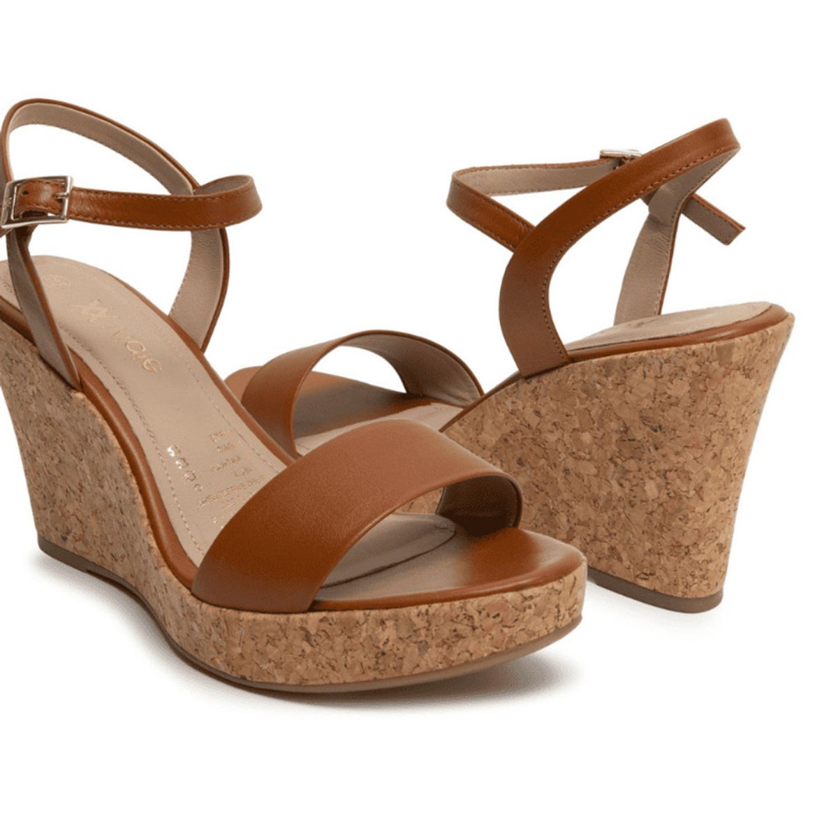 VIALE - Sandalia DOrsay Casual ALE-2623 Natural Viale Cuero