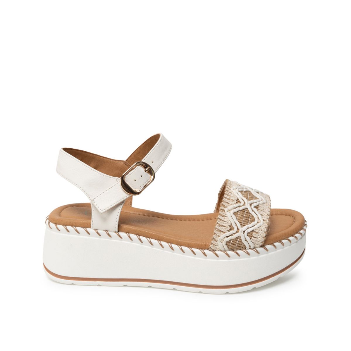 ADV - Sandalia Dorsay Casual LAU-2609 Blanco ADV