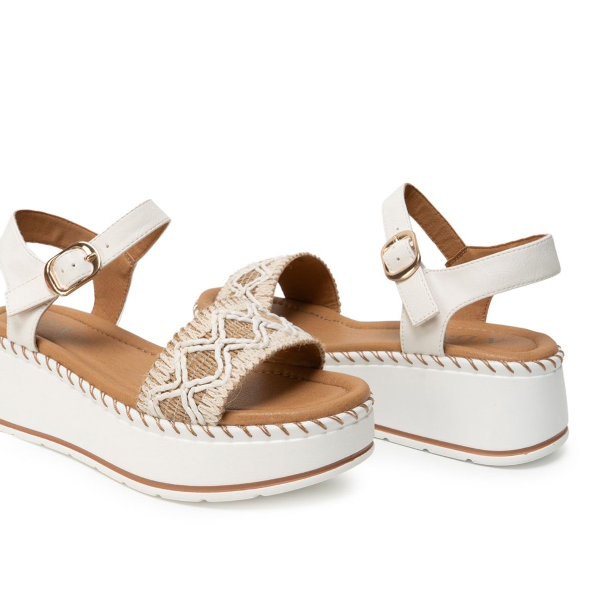 ADV - Sandalia Dorsay Casual LAU-2609 Blanco ADV