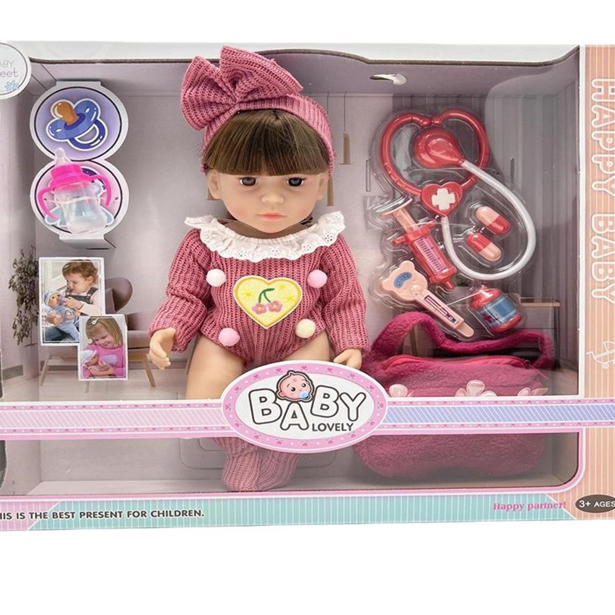 GENERICO - Muñeca Interactiva con Accesorios Médicos