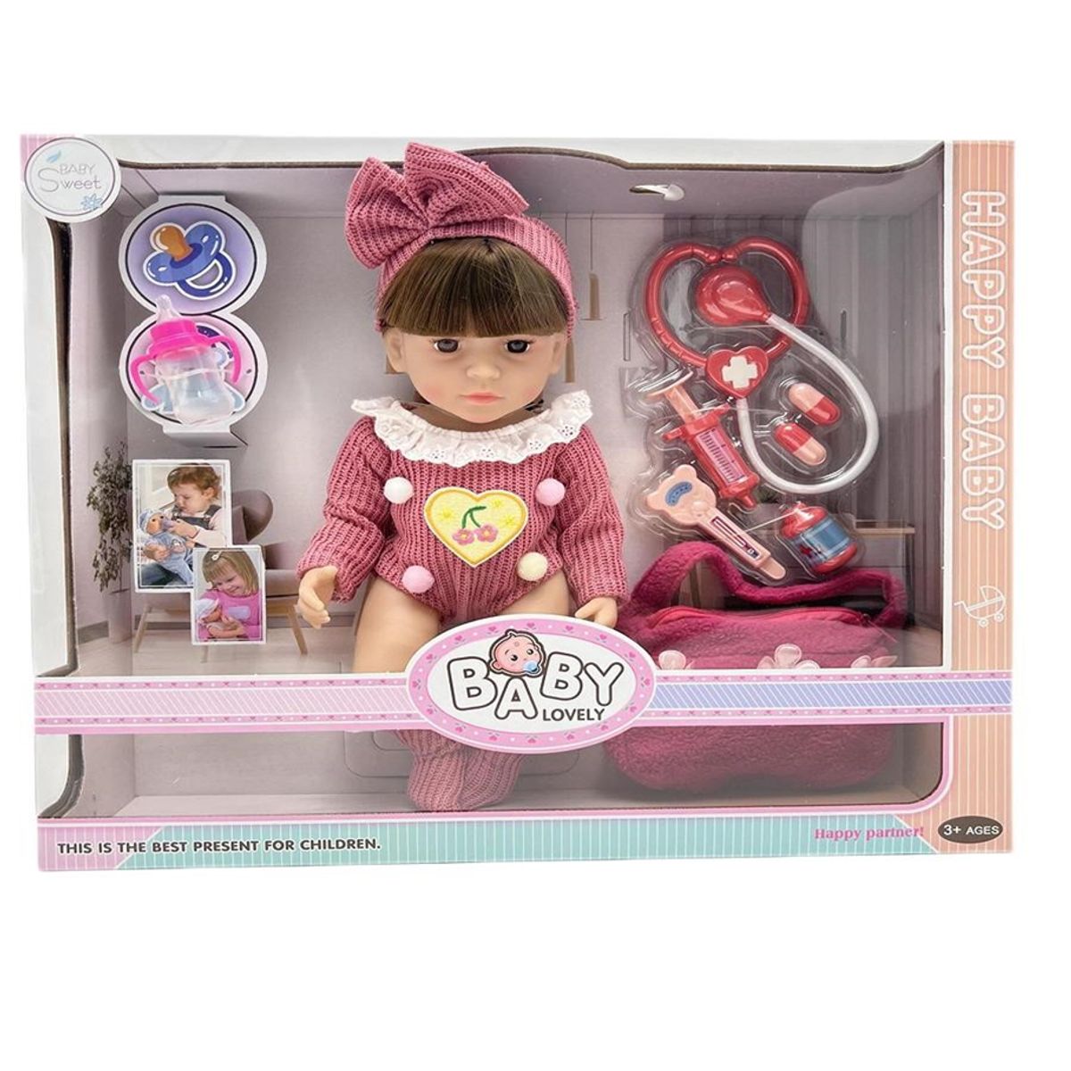 GENERICO - Muñeca Interactiva con Accesorios Médicos