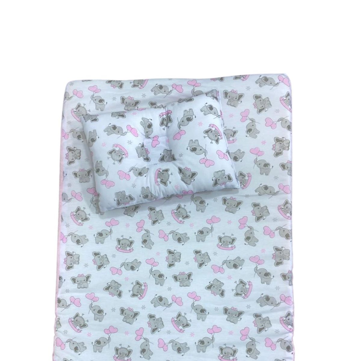 GENERICO - ALMOHADA COJIN ANTIREFLUJO BEBE CON FORRO Y  ALMOHADA 61x45x10CM NIÑA