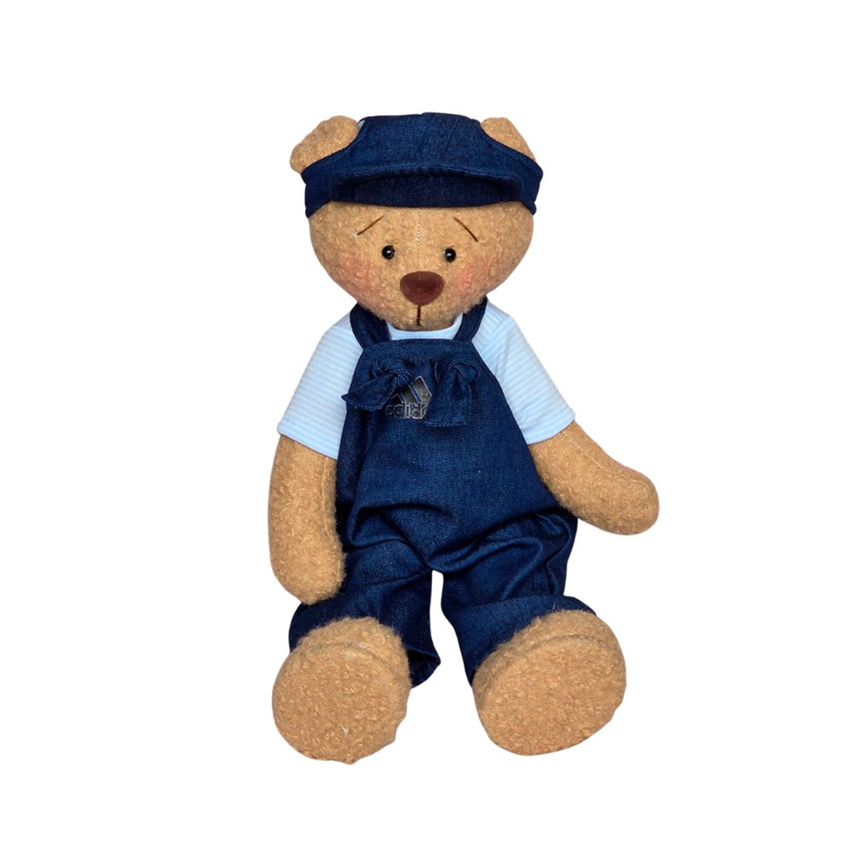 GENERICO - Oso de peluche Teddy a mano con 2 ropitas