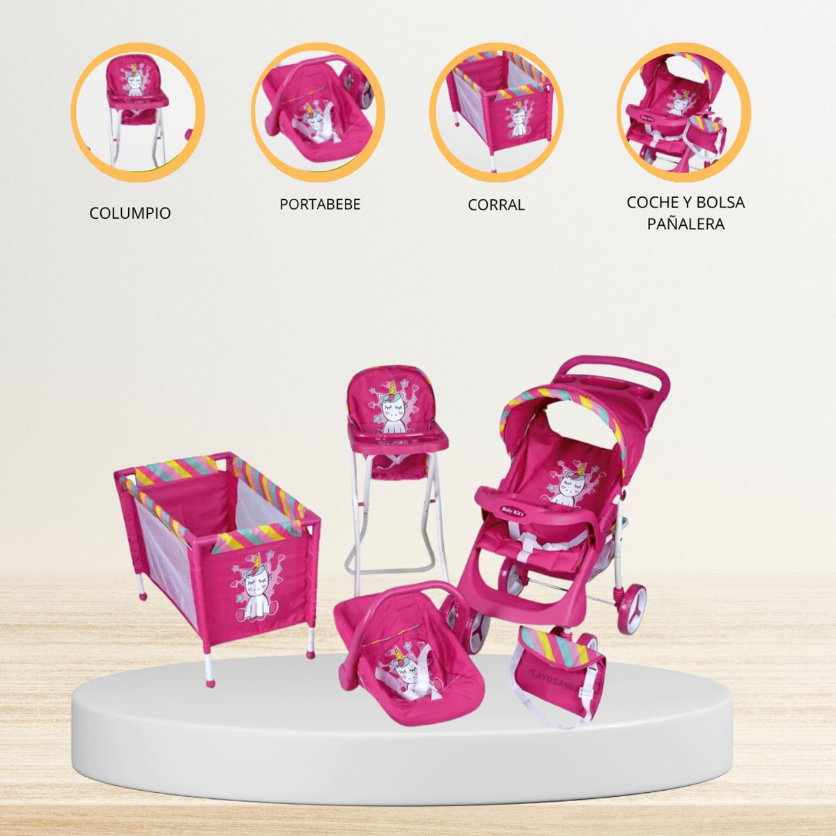 Baby Kits - Accesorios para muñeca de bebé BABY KITS «MAXI DOLL»