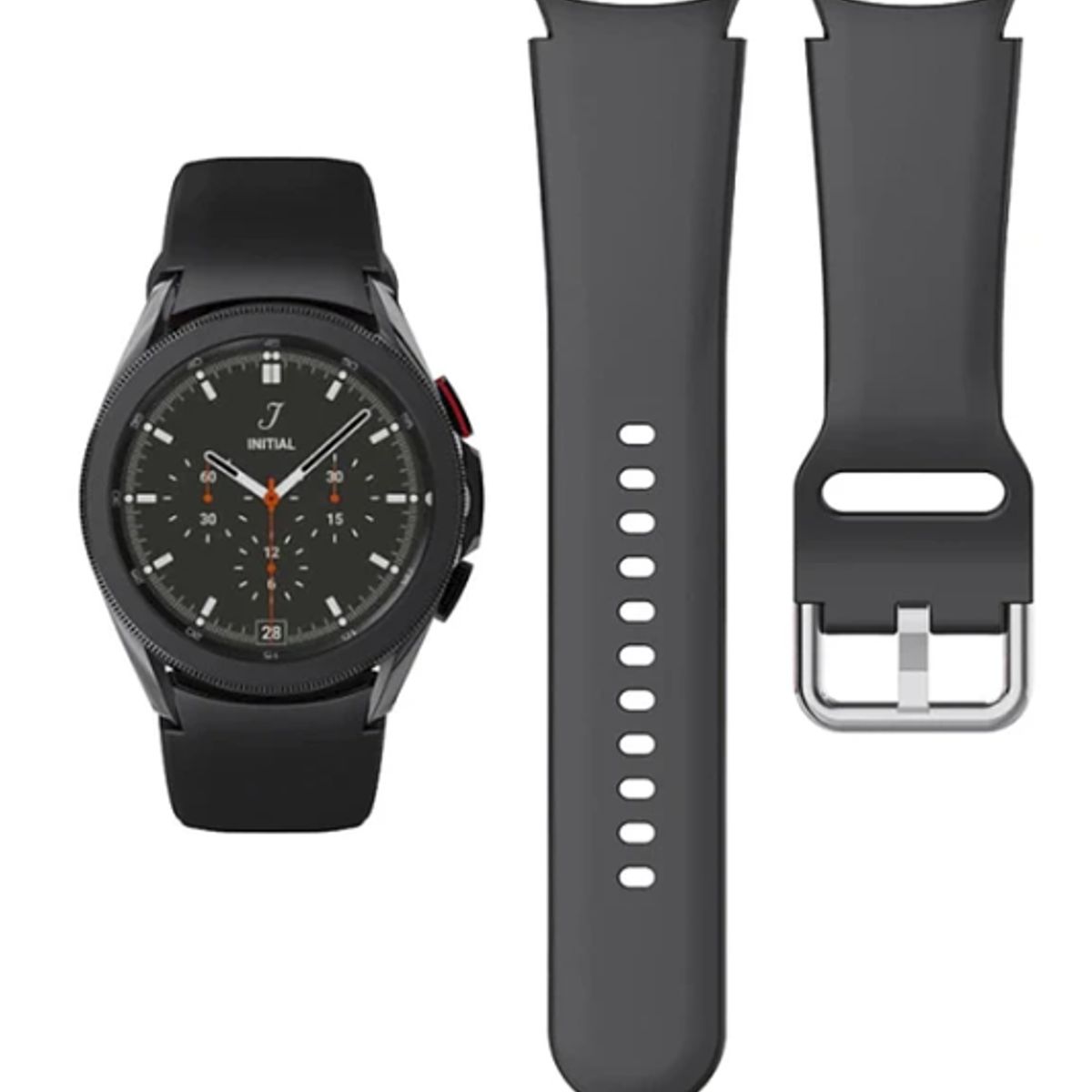 GENERICO - Correa Clásica para Samsung watch 22mm - NEGRO