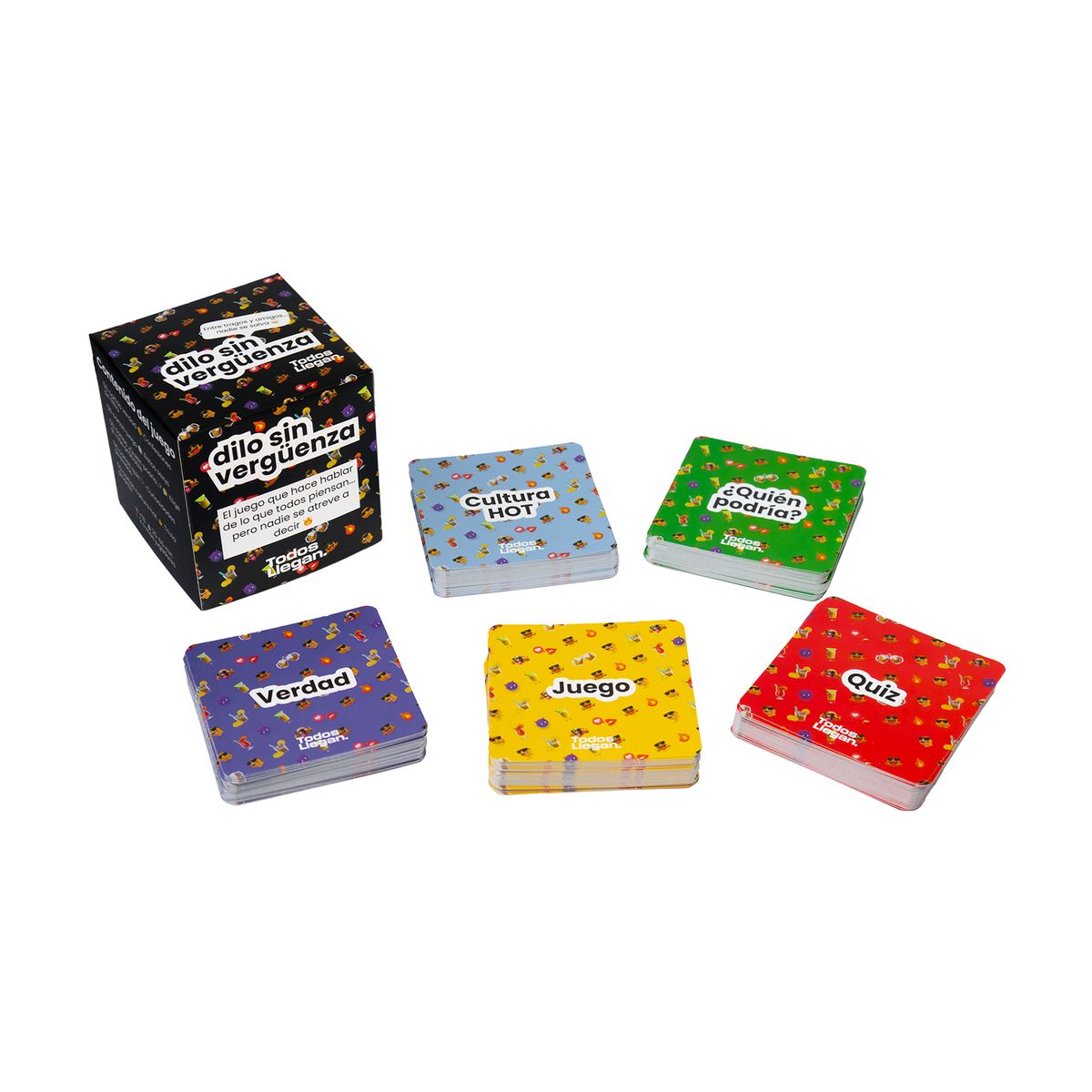 TODOS LLEGAN - JUEGO PARA BEBER DILO SIN VERGUENZA