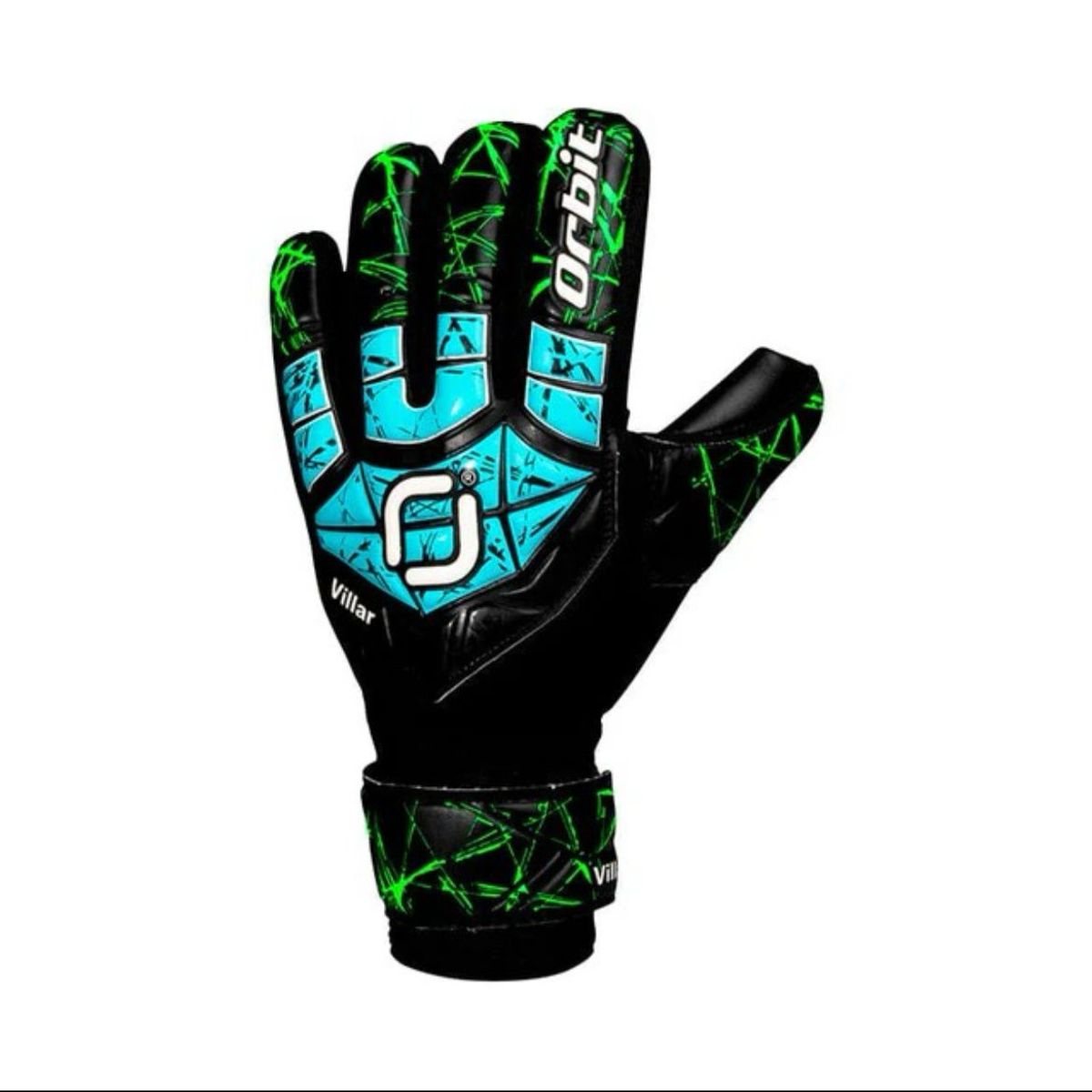 ORBIT - GUANTES DE ARQUERO ORBIT CON VARILLAS VILLAR AZUL TALLA 8