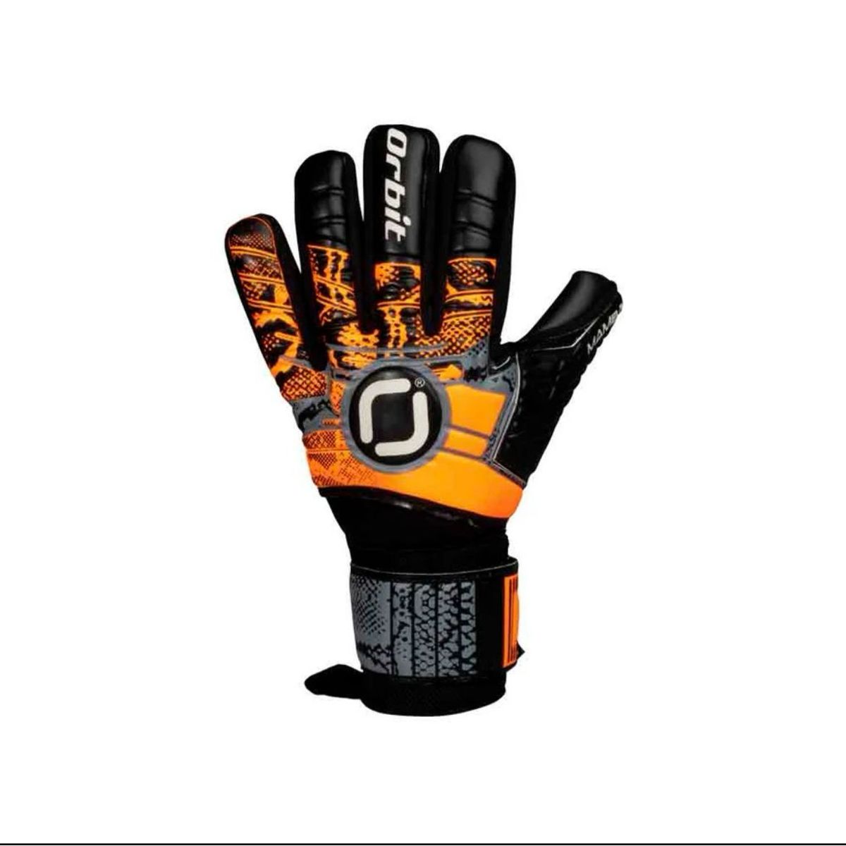 ORBIT - GUANTES DE ARQUERO ORBIT CON VARILLAS MAMBA  NARANJA TALLA 8