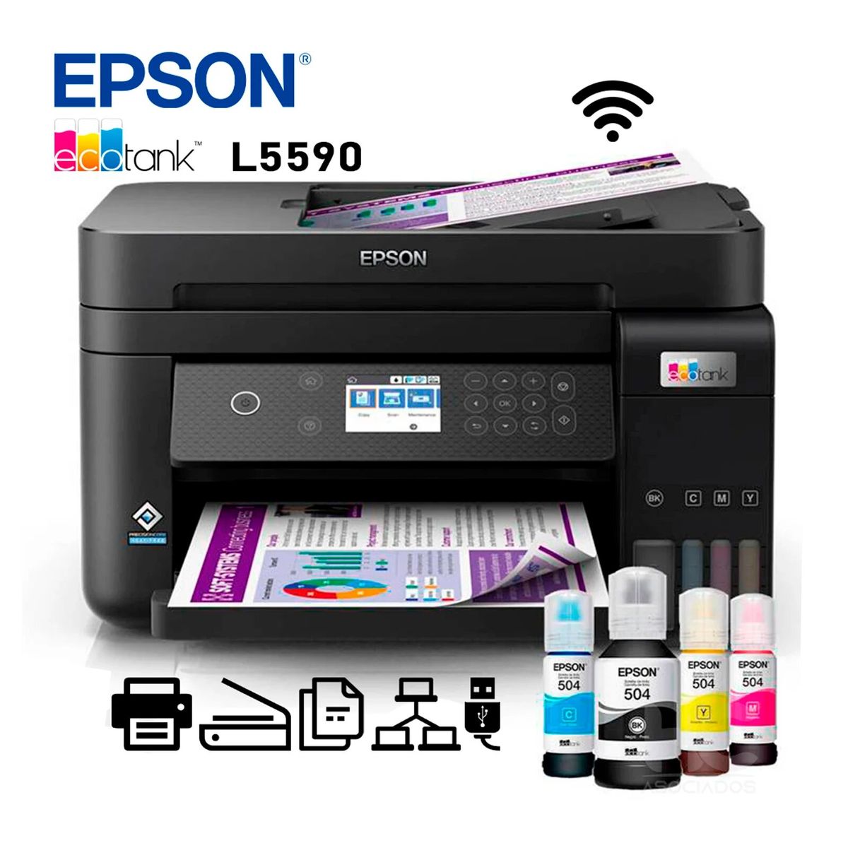 EPSON - IMPRESORA MULTIFUNCIONAL EPSON ECOTANK L5590