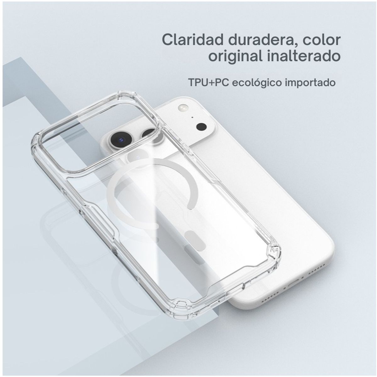 NILLKIN - Case Nillkin Nature TPU Pro - iPhone 17 Pro Max (MagSafe) - Clear