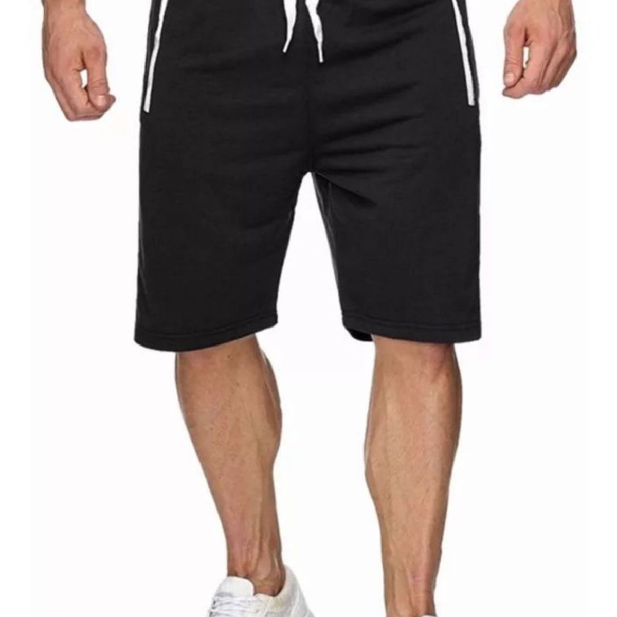 42AROZINA - Pantalones cortos de deporte para hombre con bolsillos con cremallera