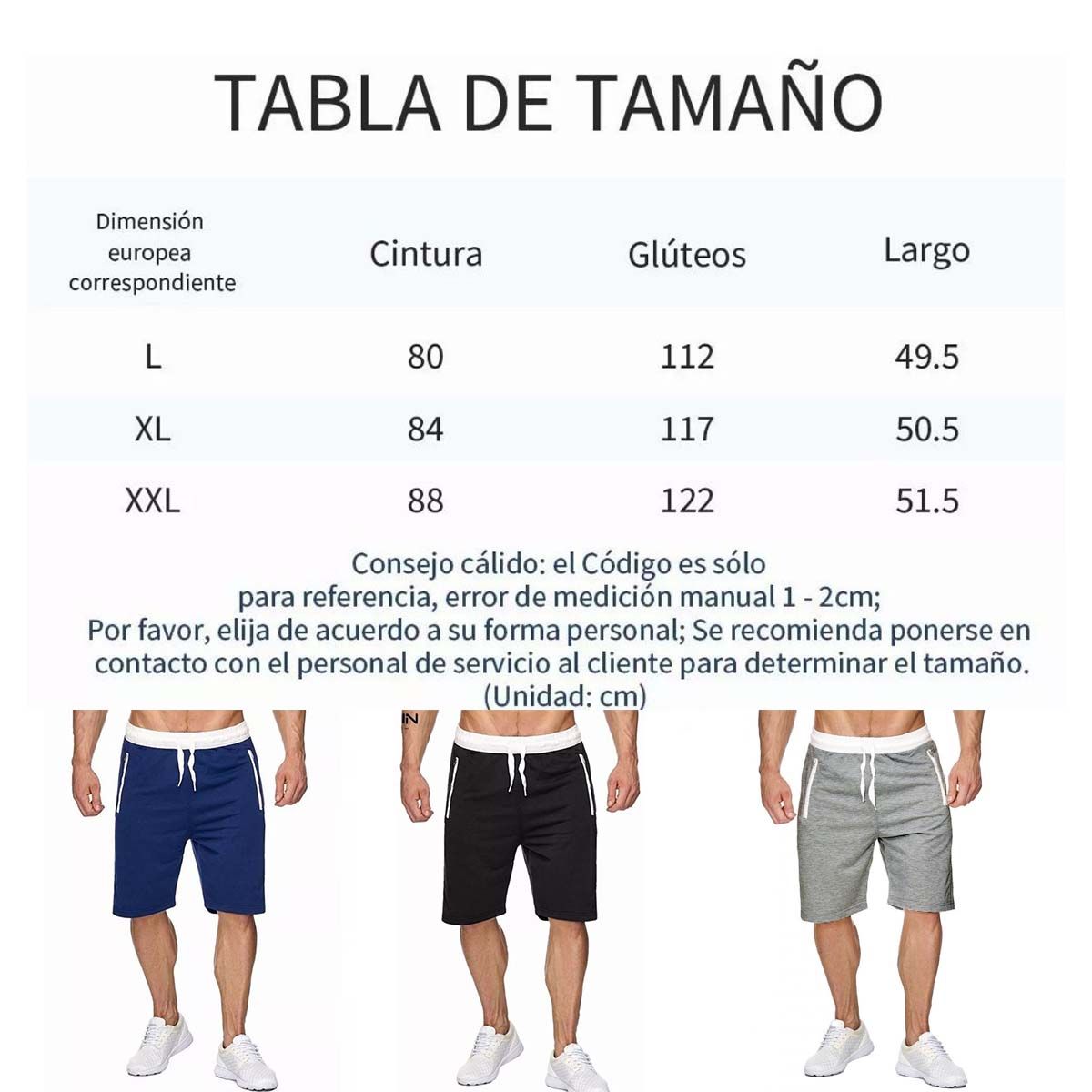 42AROZINA - Pantalones cortos de deporte para hombre con bolsillos con cremallera