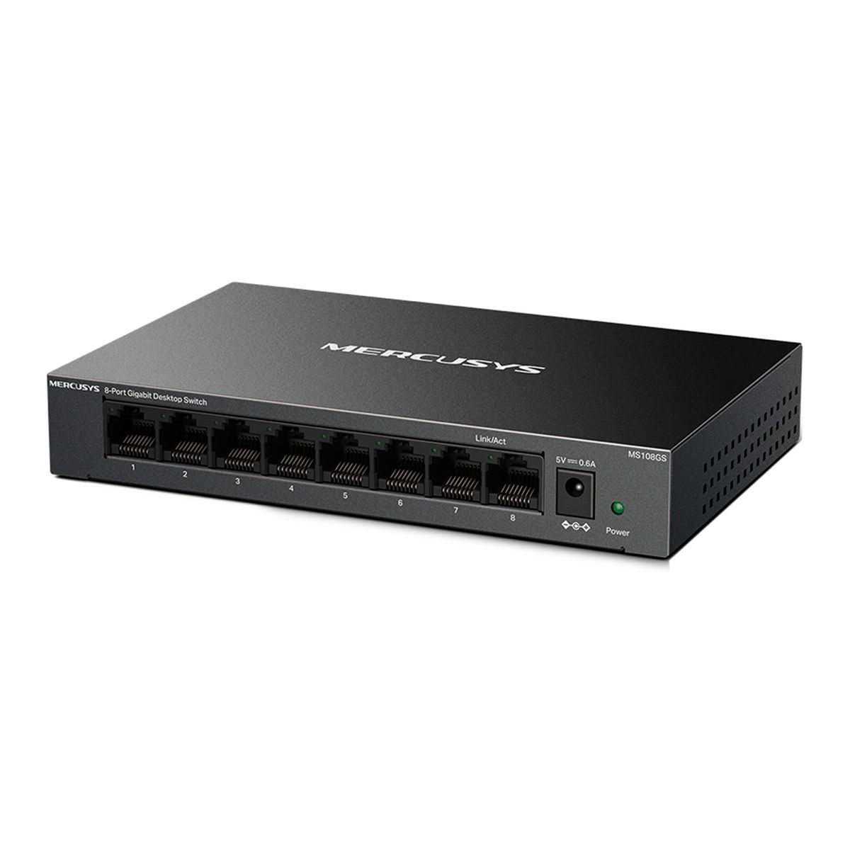 MERCUSYS - SWITCH MERCUSYS MS108GS 8 PUERTOS GIGABIT RJ45 100MBPS PN MS108GS