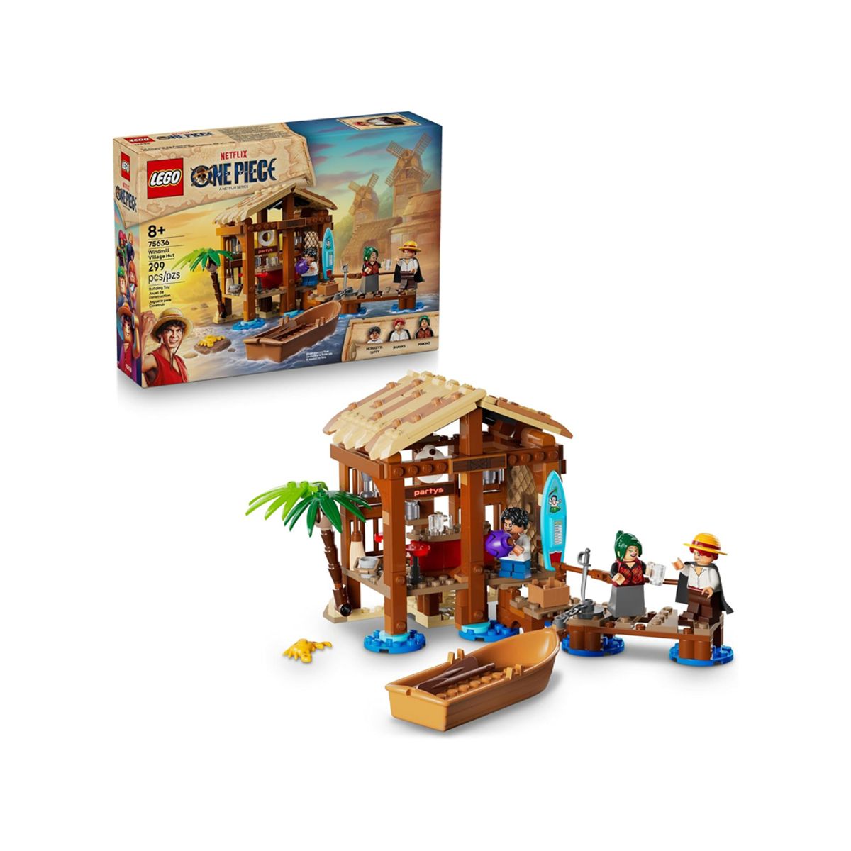 LEGO - LEGO ONE PIECE Windmill Village Hut Building Blocks 75636