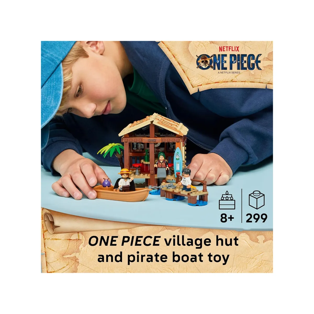 LEGO - LEGO ONE PIECE Windmill Village Hut Building Blocks 75636