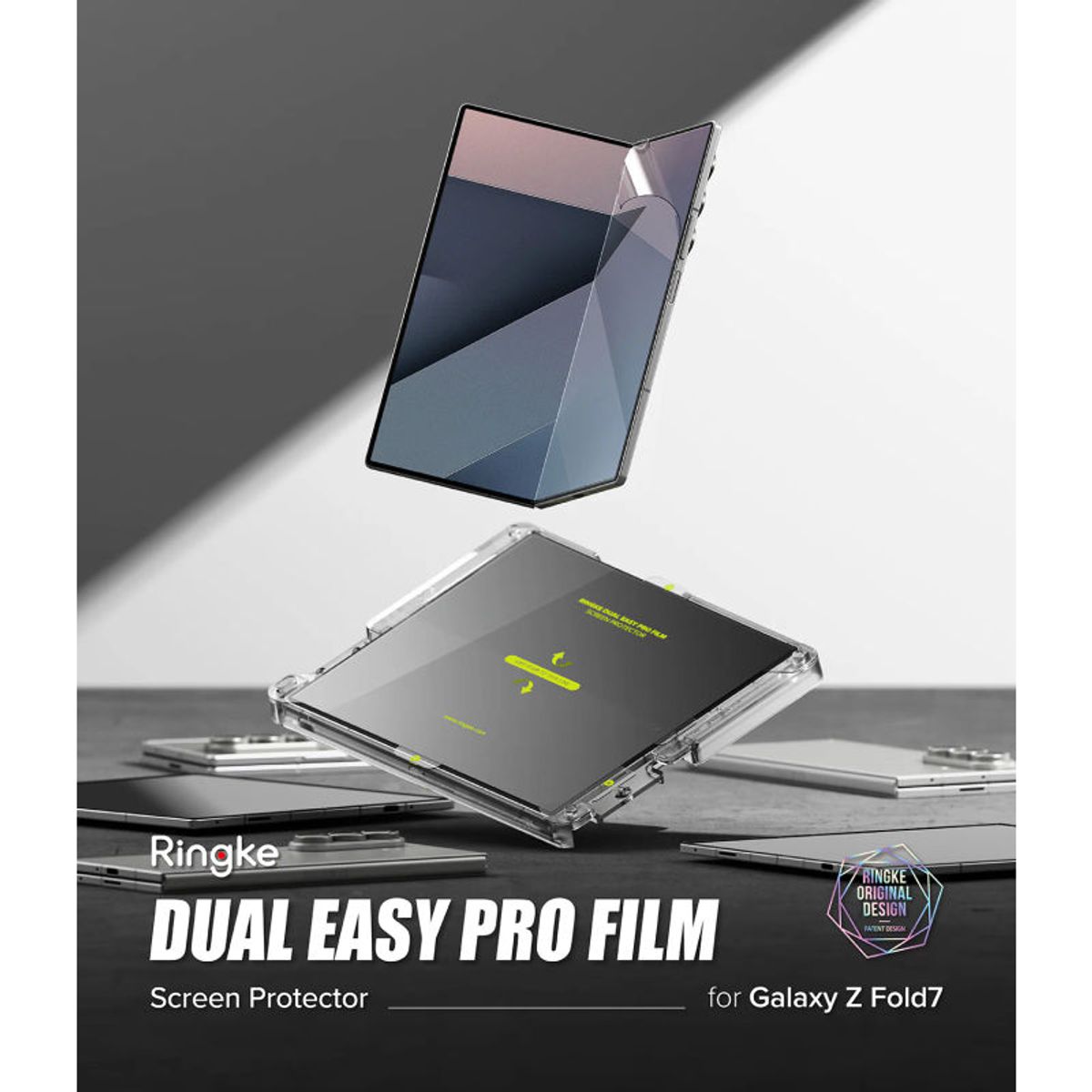 RINGKE - Protector Pantalla Galaxy Z Fold7 Fold 7 Ringke Ultra Delgado Goma 2UND