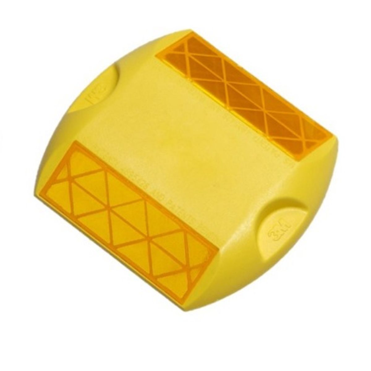 3M - TACHAS REFLECTANTES OJOS DE GATO O MARCADORES VIALES PARA PAVIMENTOS 100UND AMARILLO