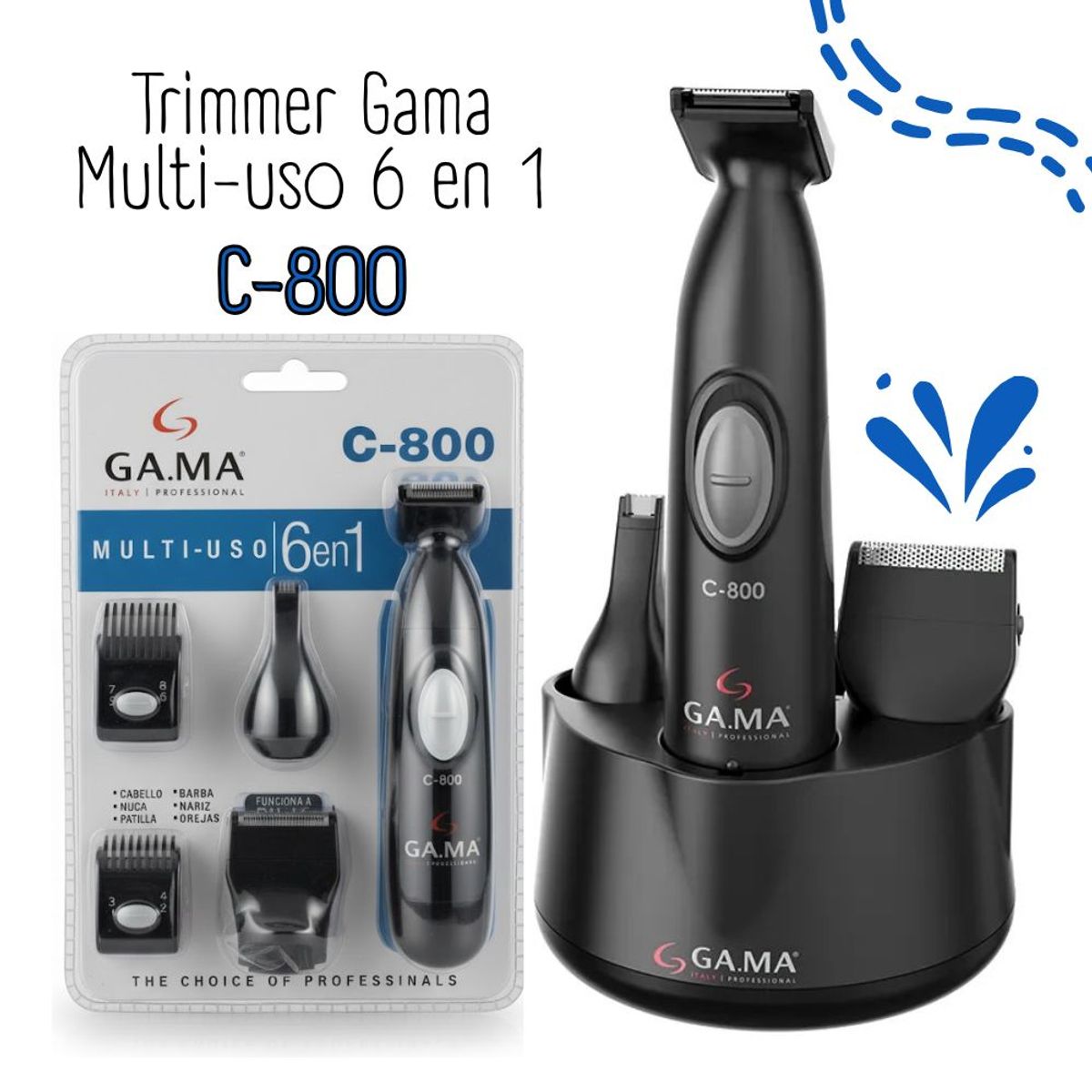 GAMA - Trimmer Gama Multi-Uso  a Pila C800