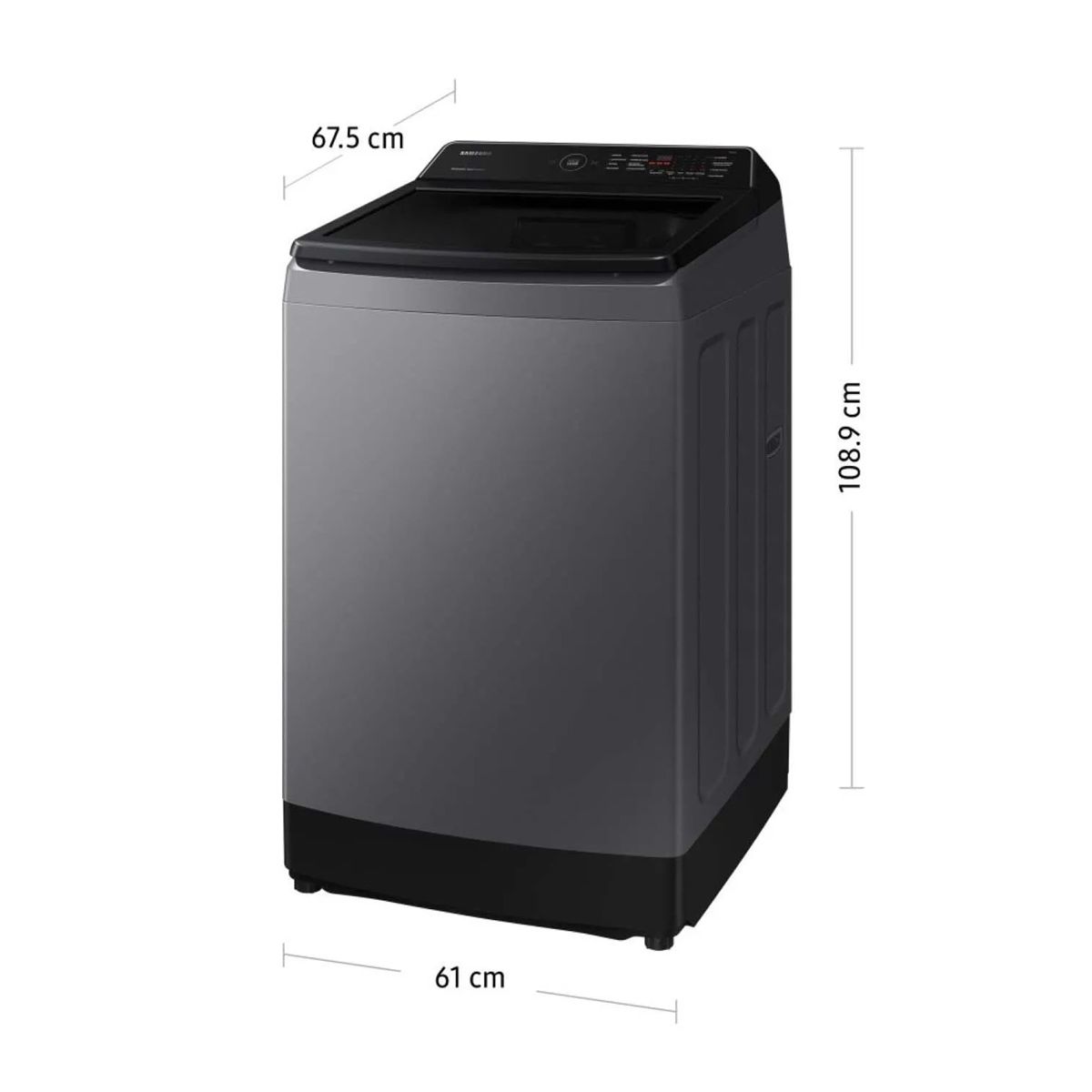 SAMSUNG - LAVADORA ECOBUBBLE 15KG GRIS WA15CG5441BDPE