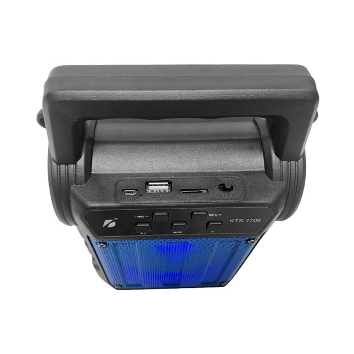 GENERICO - Parlante Solar Exterios Inalambrico Portatil 4 Pulgadas Linterna  Radio FM USB