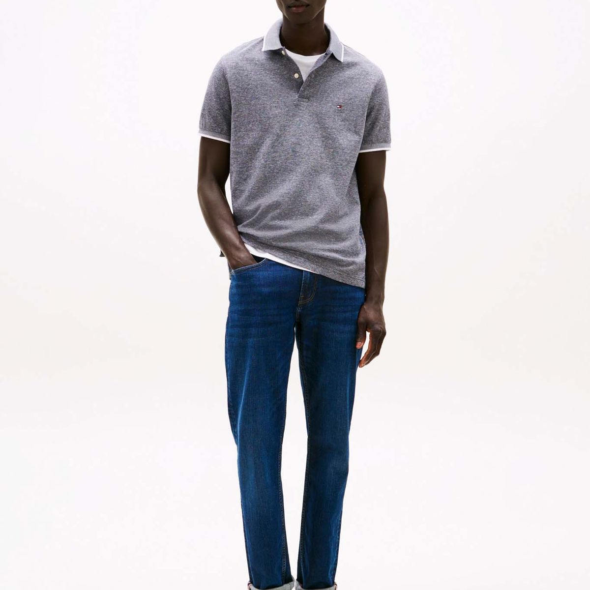 TOMMY HILFIGER - POLO IC LINEN REG POLO TH