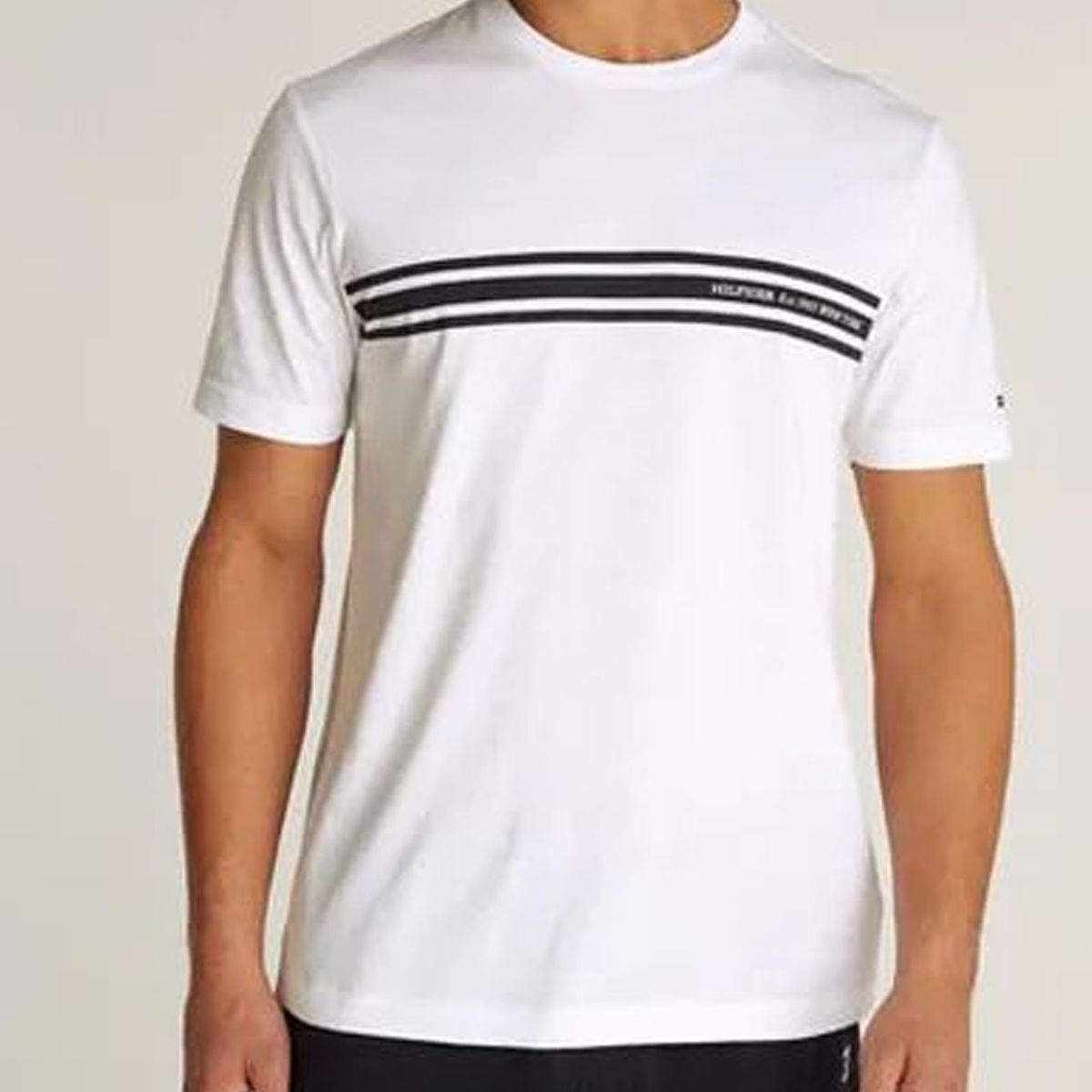 TOMMY HILFIGER - CAMISETA CENTRAL CHEST STRIPE TEE TH