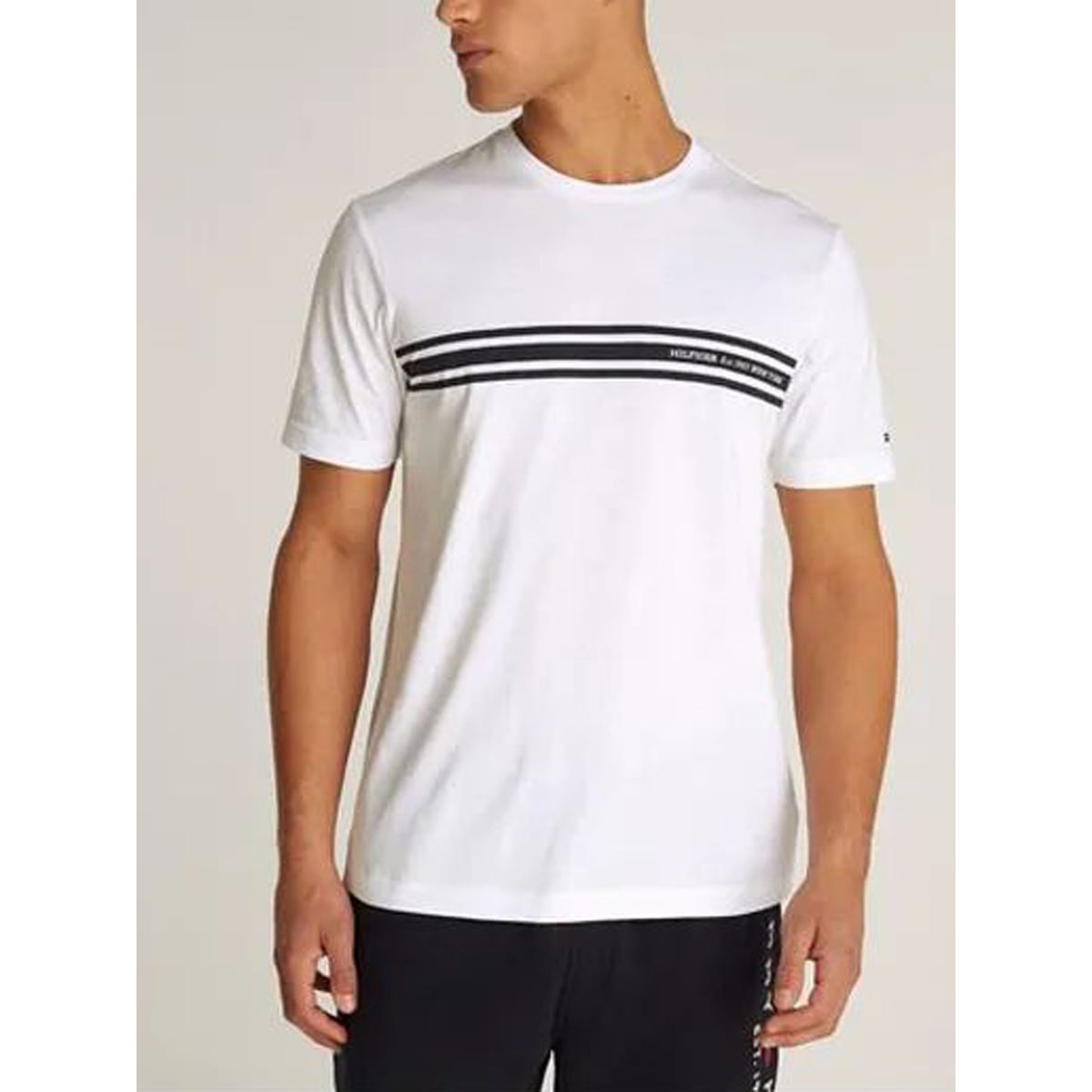 TOMMY HILFIGER - CAMISETA CENTRAL CHEST STRIPE TEE TH