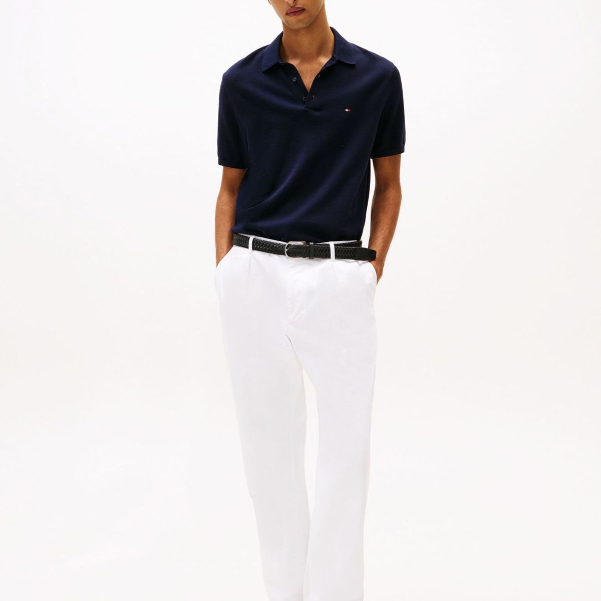 TOMMY HILFIGER - POLO ESSENTIAL COTTON KNITTED POLO