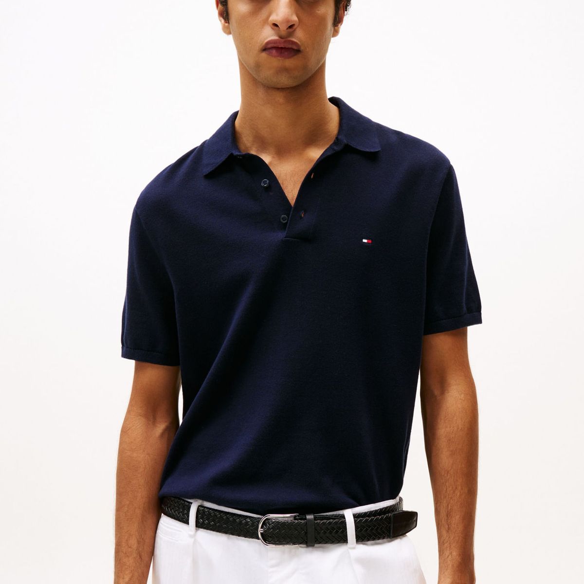 TOMMY HILFIGER - POLO ESSENTIAL COTTON KNITTED POLO