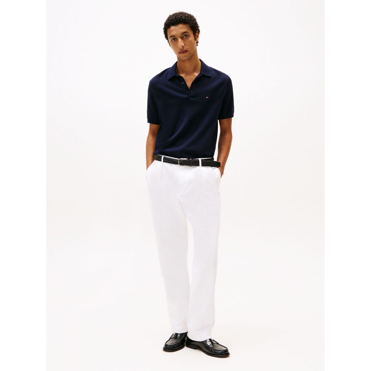 TOMMY HILFIGER - POLO ESSENTIAL COTTON KNITTED POLO