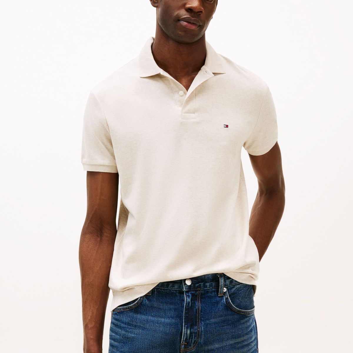 TOMMY HILFIGER - POLO LIQUID COTTON REG SEASONAL POL TH