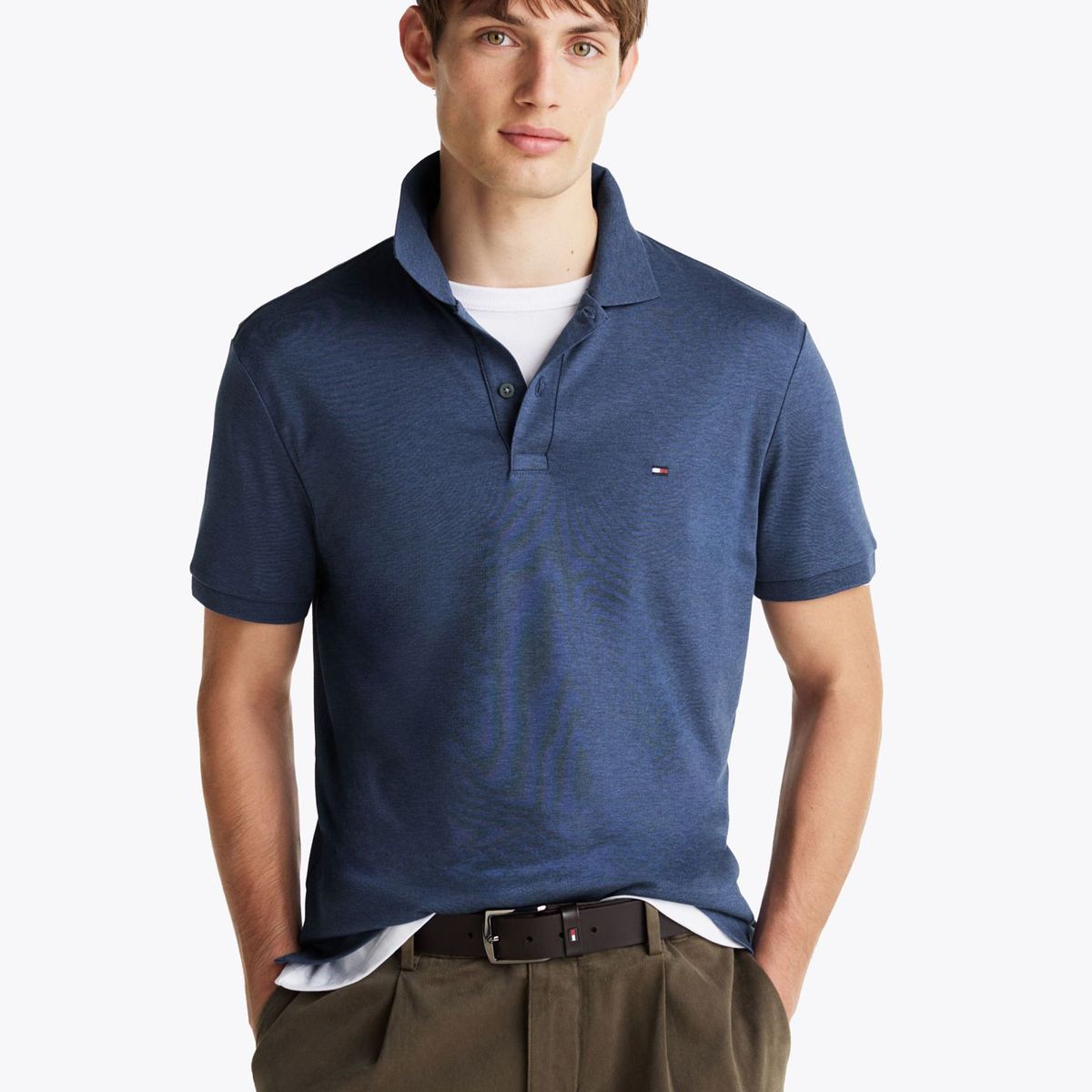 TOMMY HILFIGER - POLO LIQUID COTTON REG SEASONAL POL