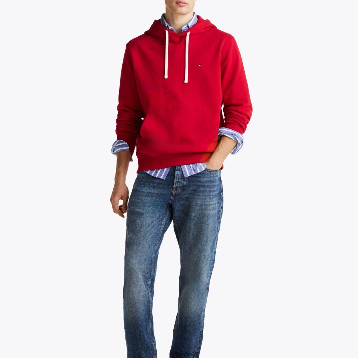 TOMMY HILFIGER - SWEATSHIRT ESSENTIAL TERRY HOODY