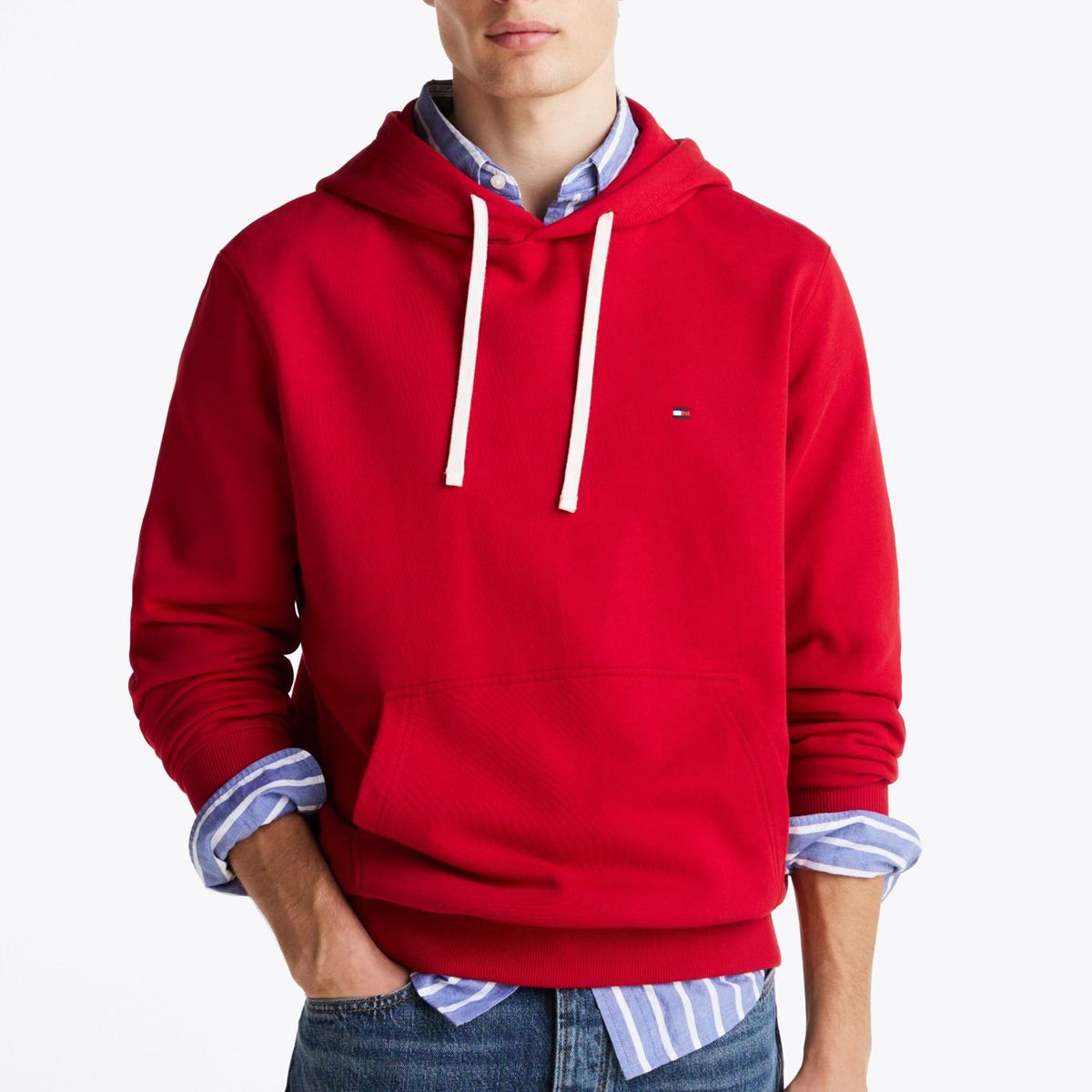TOMMY HILFIGER - SWEATSHIRT ESSENTIAL TERRY HOODY