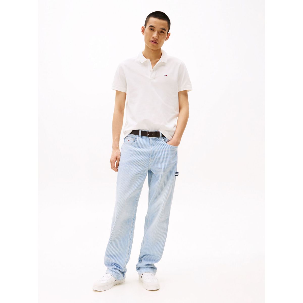 TOMMY HILFIGER - POLO TJM SLIM PLACKET POLO EXT