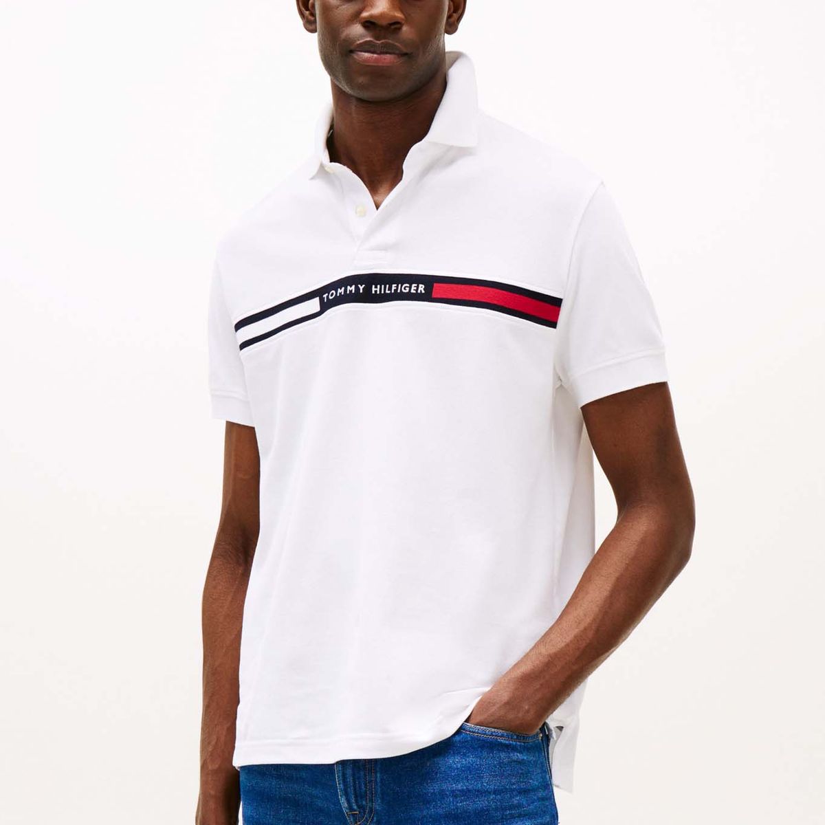 TOMMY HILFIGER - POLO HILFIGER CHEST INSERT REG POLO
