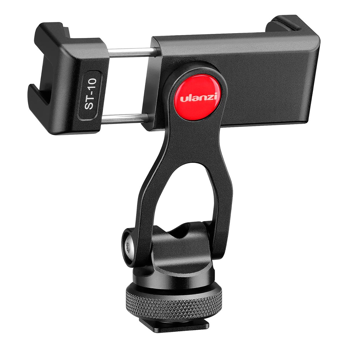 ULANZI - Soporte para Trípode Ulanzi ST-10 Metálico con Doble Zapata Fría para Vlogs y Fotografía