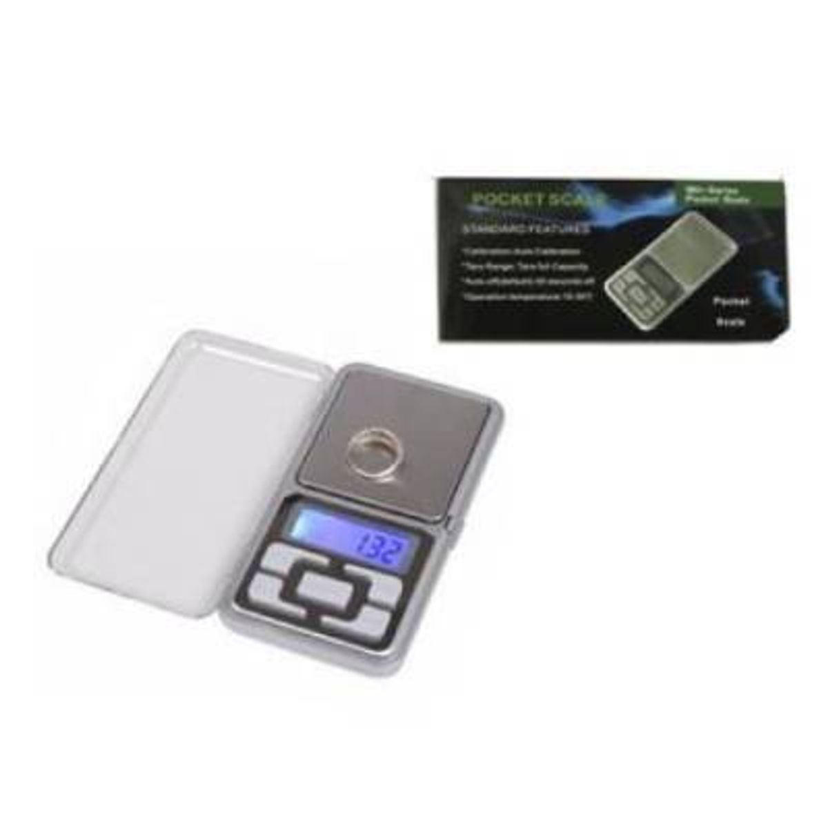 GENERICO - balanza gramera profesional mini 200g x 01g de mano gris