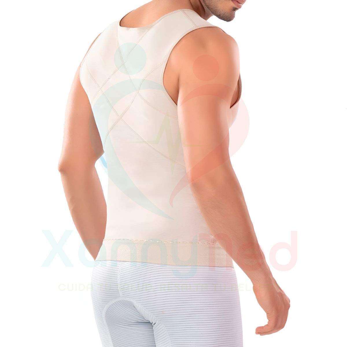 GENERICO - V-102 FAJA CAMISETA DOBLE COMPRESIÓN - HOMBRE