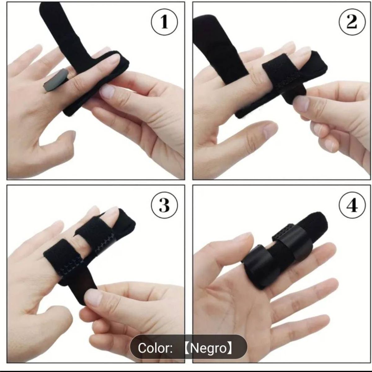 GENERICO - Soporte de dedo ajustable y férula